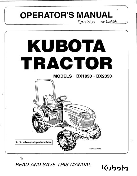 kubota manual pdf